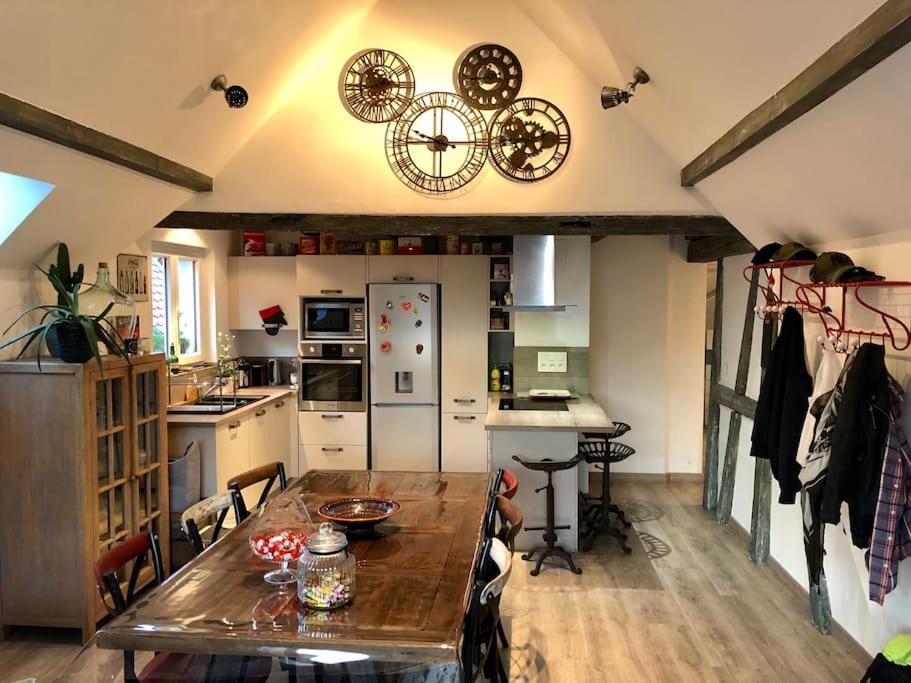 Le Logis Du Vignoble Apartment คินท์ซไฮม์ ภายนอก รูปภาพ