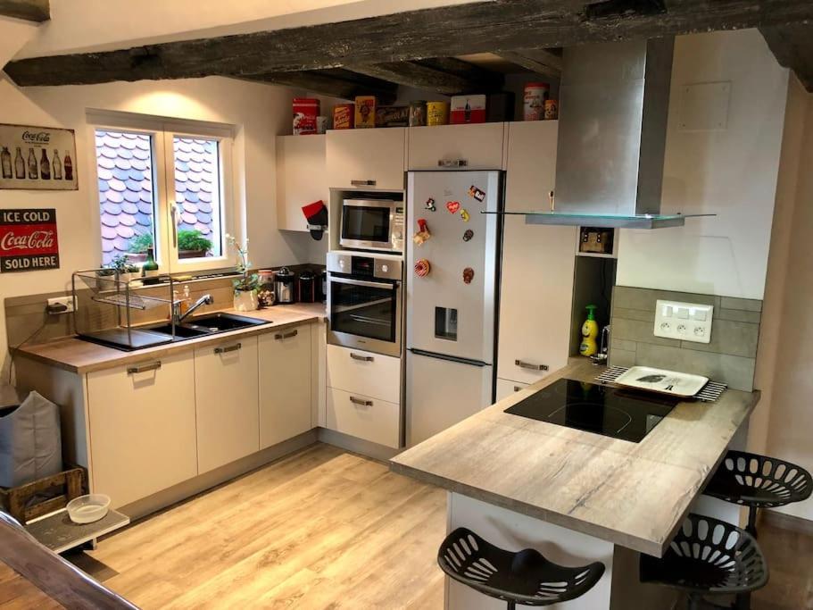 Le Logis Du Vignoble Apartment คินท์ซไฮม์ ภายนอก รูปภาพ